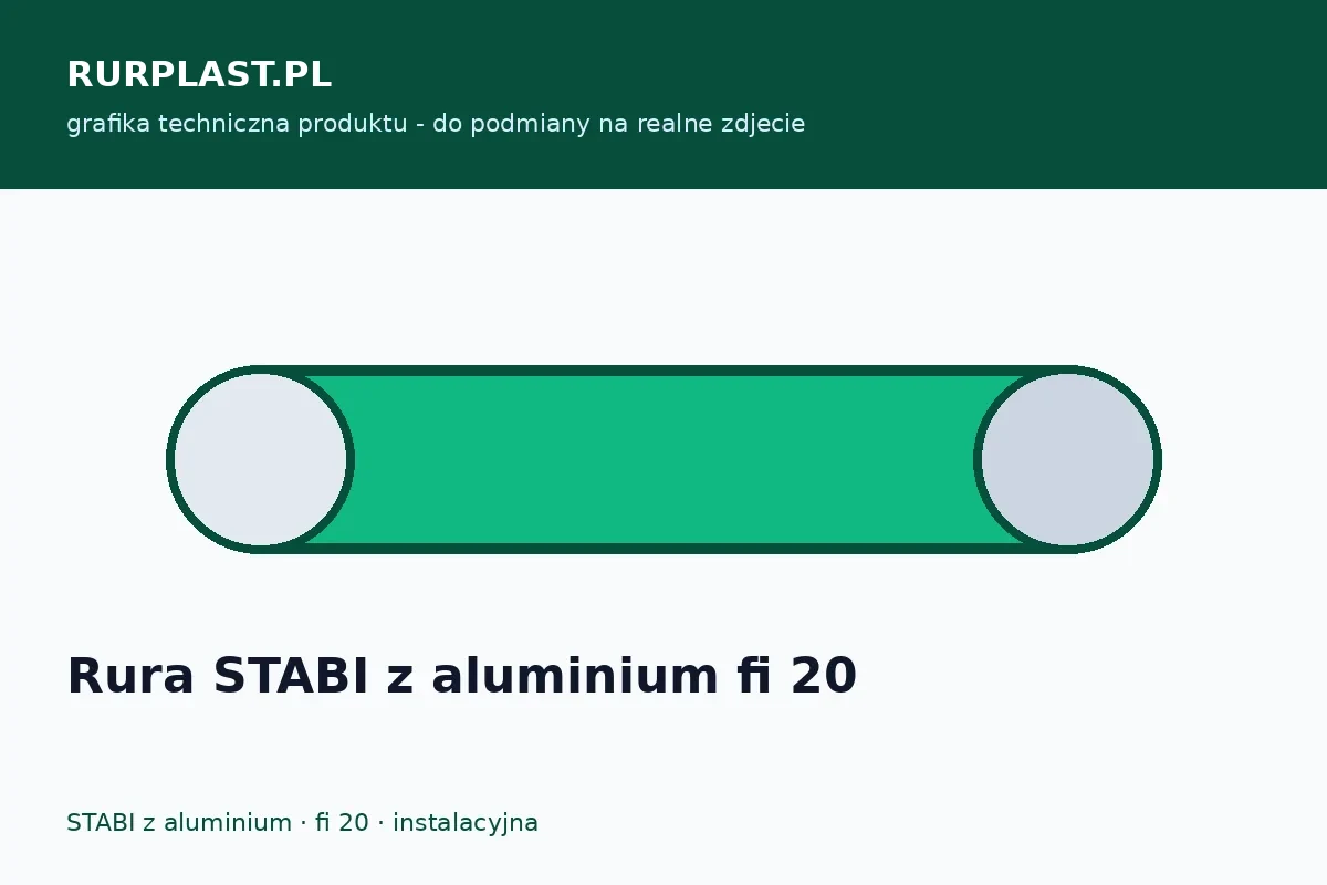 Rura STABI z aluminium fi 20